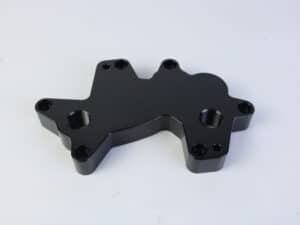 External oil cooler plate for M57N / M57N2